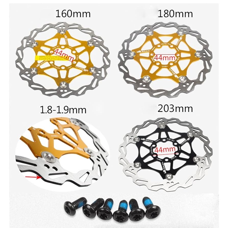 Amazon.co.jp: 160mm 180mm 203mm ディスクローター バイク